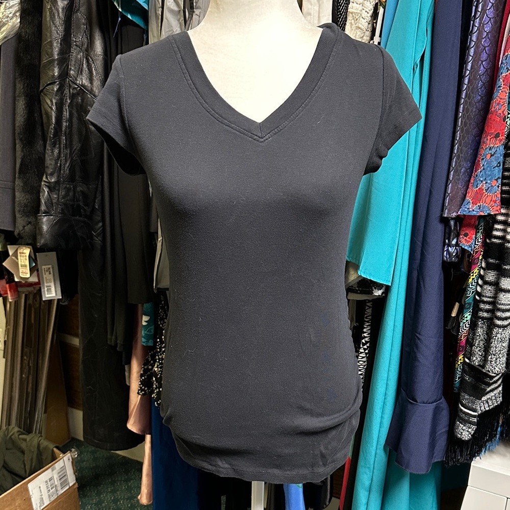 Planet Motherhood Black Short Sleeve Tee